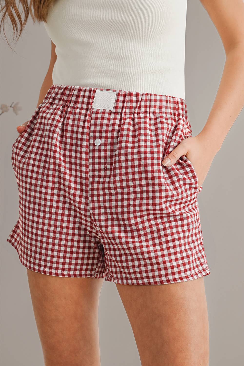 Gingham Boxer Shorts | S-2XL