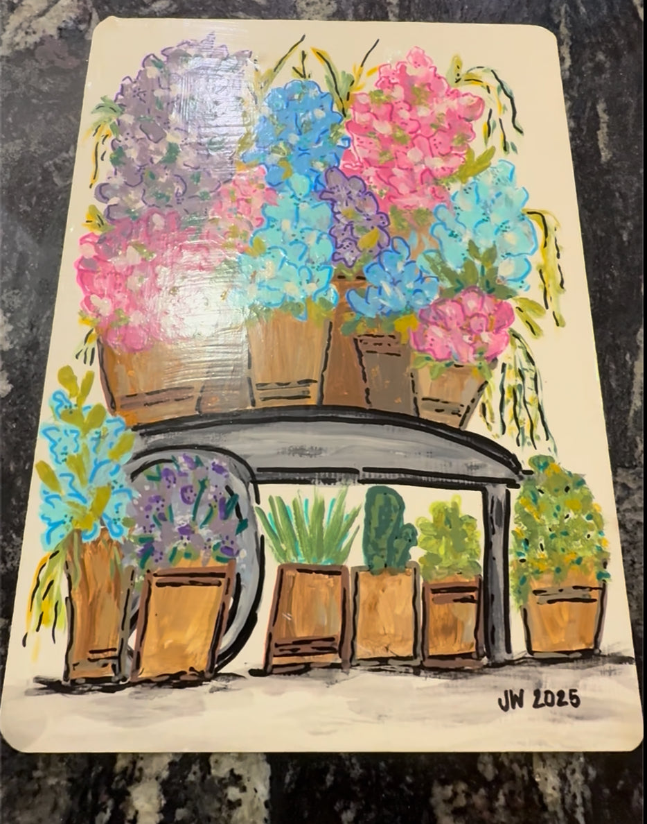 Hand Painted Clipboards