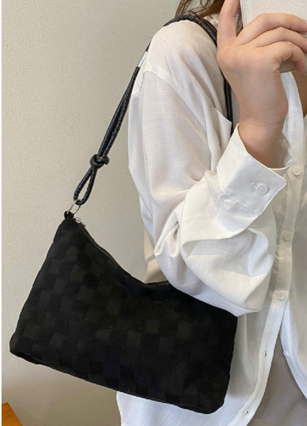 CHARLIE CHECKERED PURSE