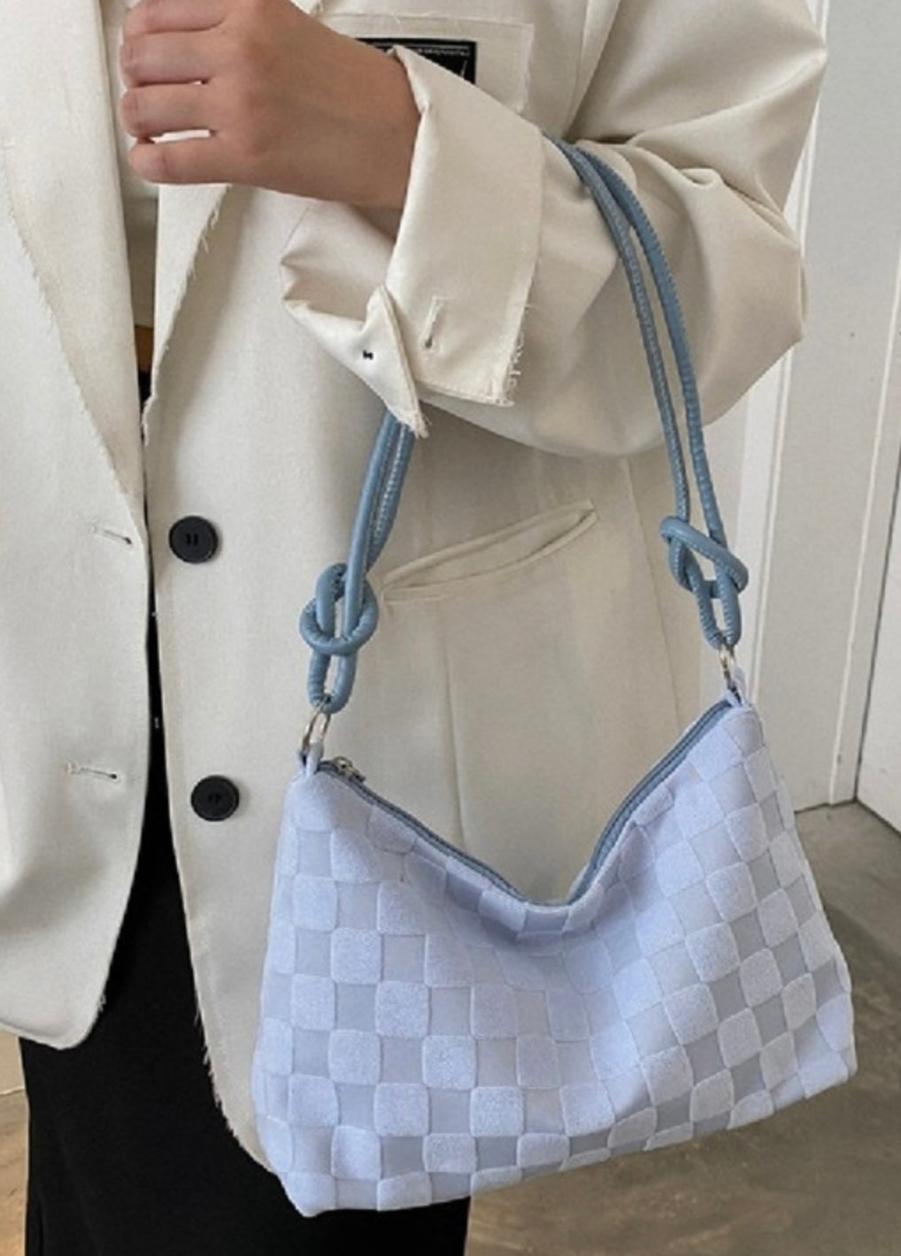 CHARLIE CHECKERED PURSE