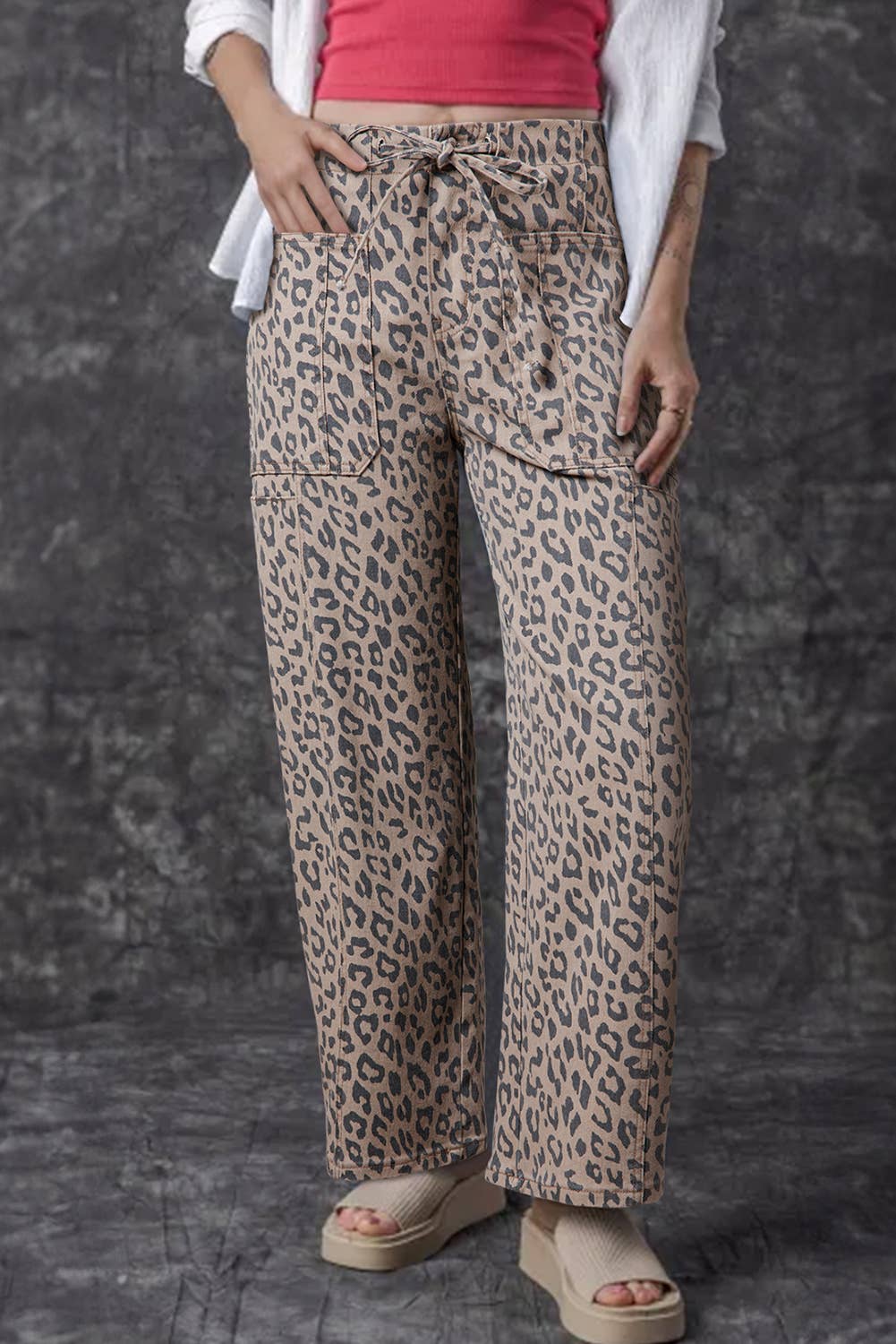 Lacy Wide Leg Jeans | 6-16