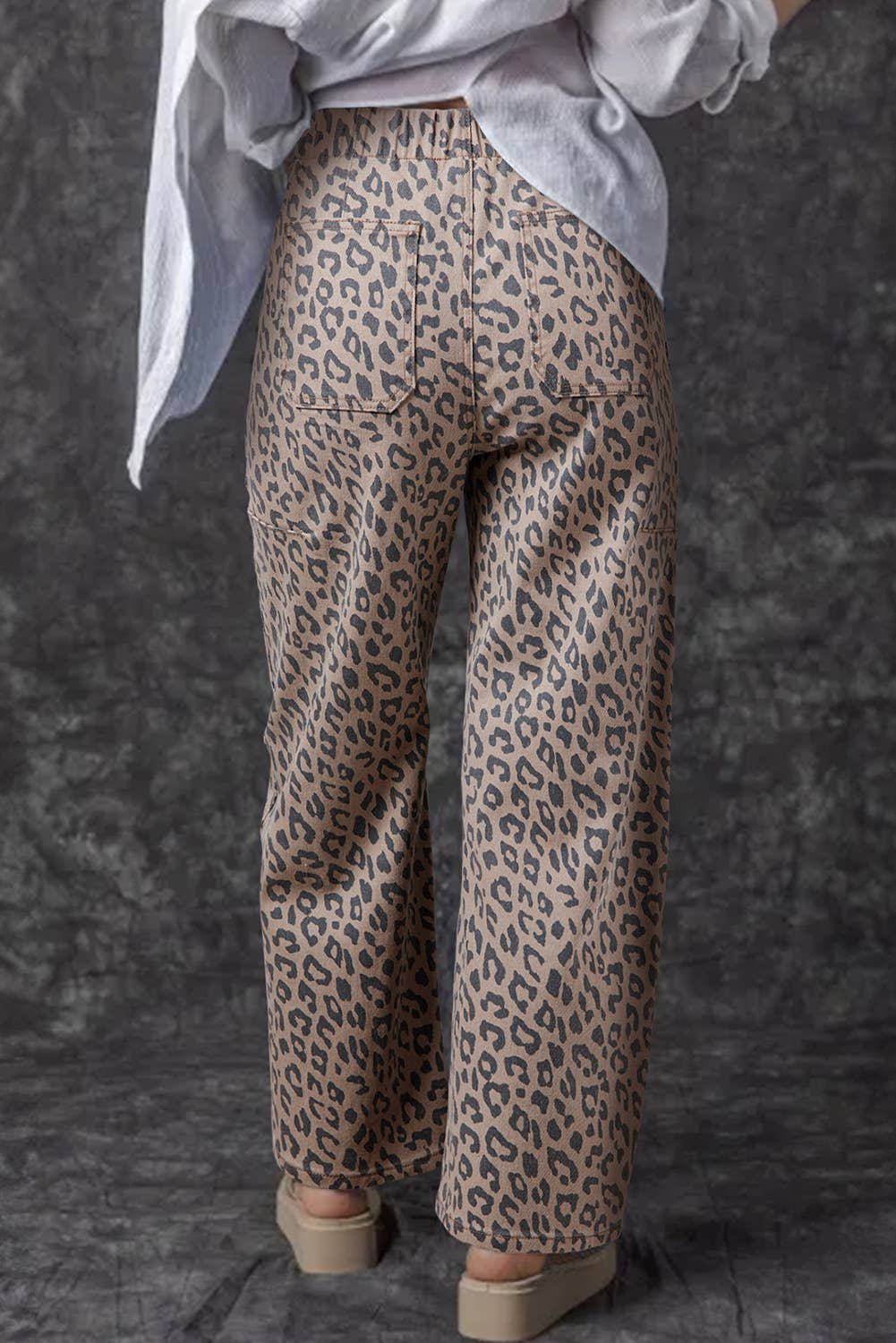 Lacy Wide Leg Jeans | 6-16