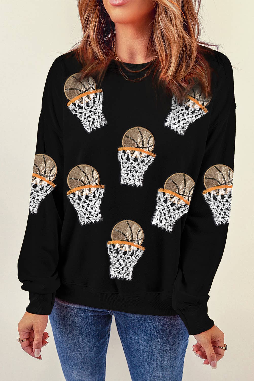 Basketball Game Day Graphic Sweatshirt | S-2XL