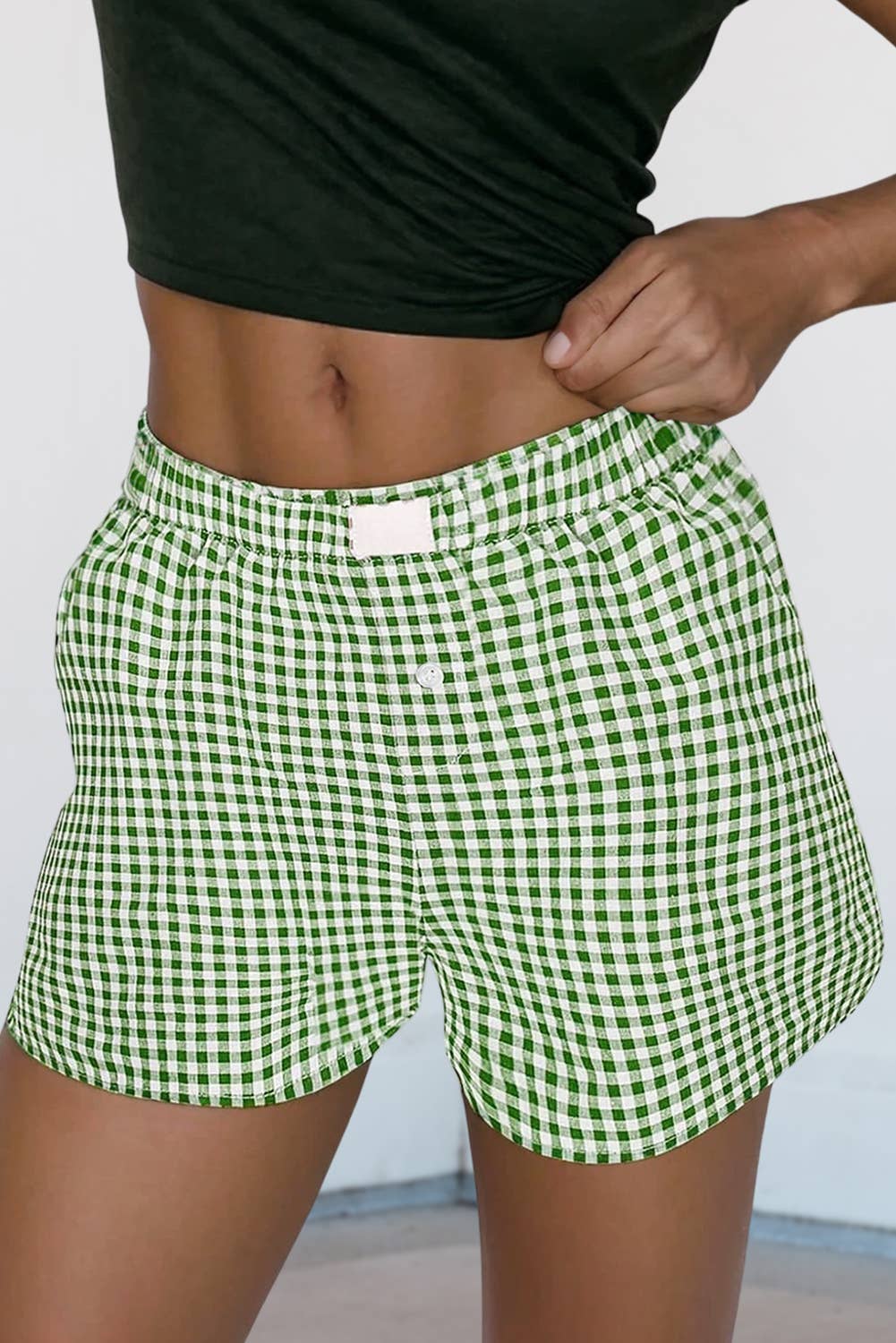 Gingham Boxer Shorts | S-2XL