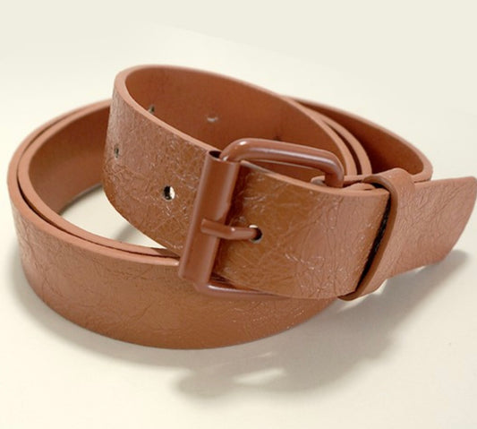 FANCY FAUX LEATHER BELT