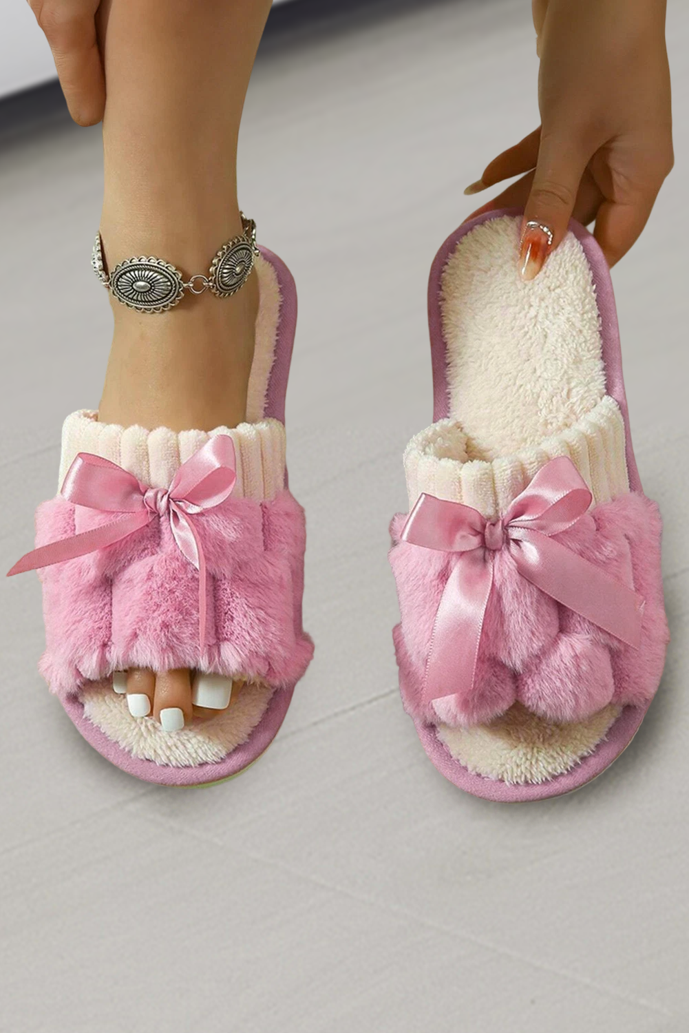 Bow Slippers | US6-10