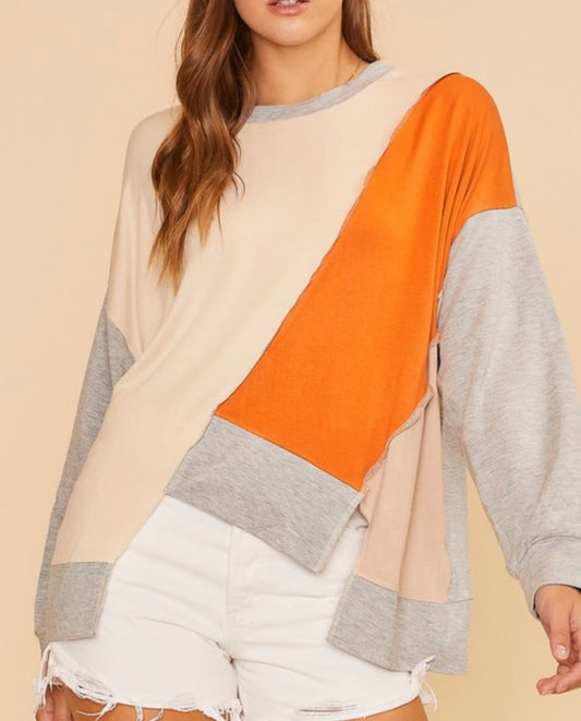 COLOR BLOCK TOP