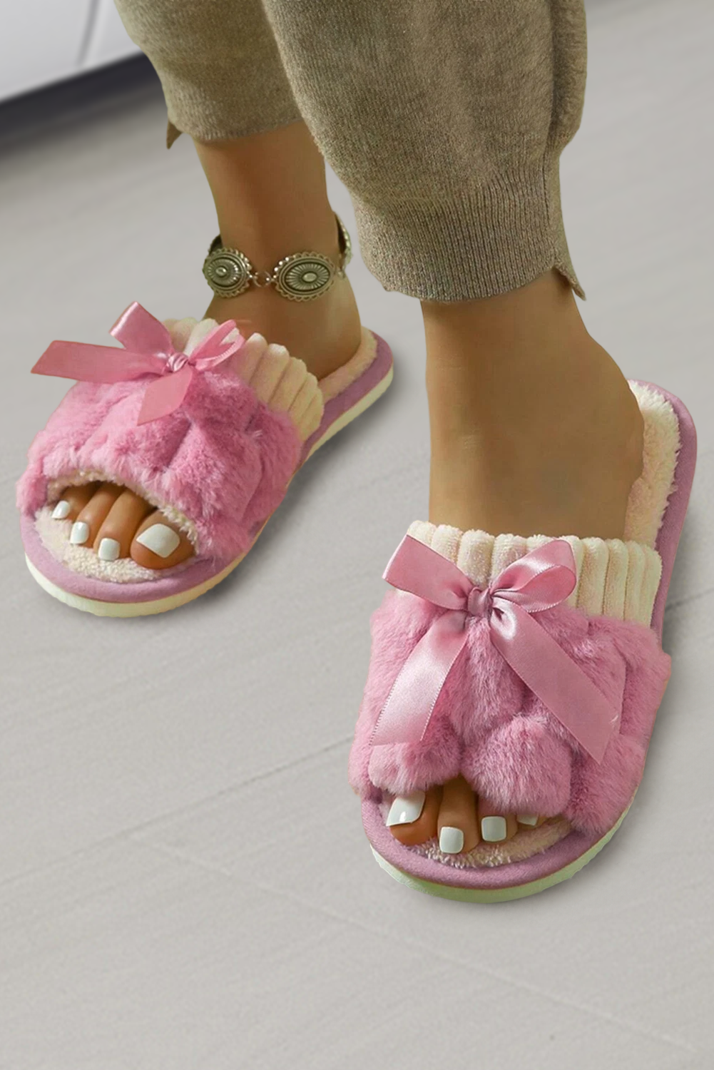 Bow Slippers | US6-10