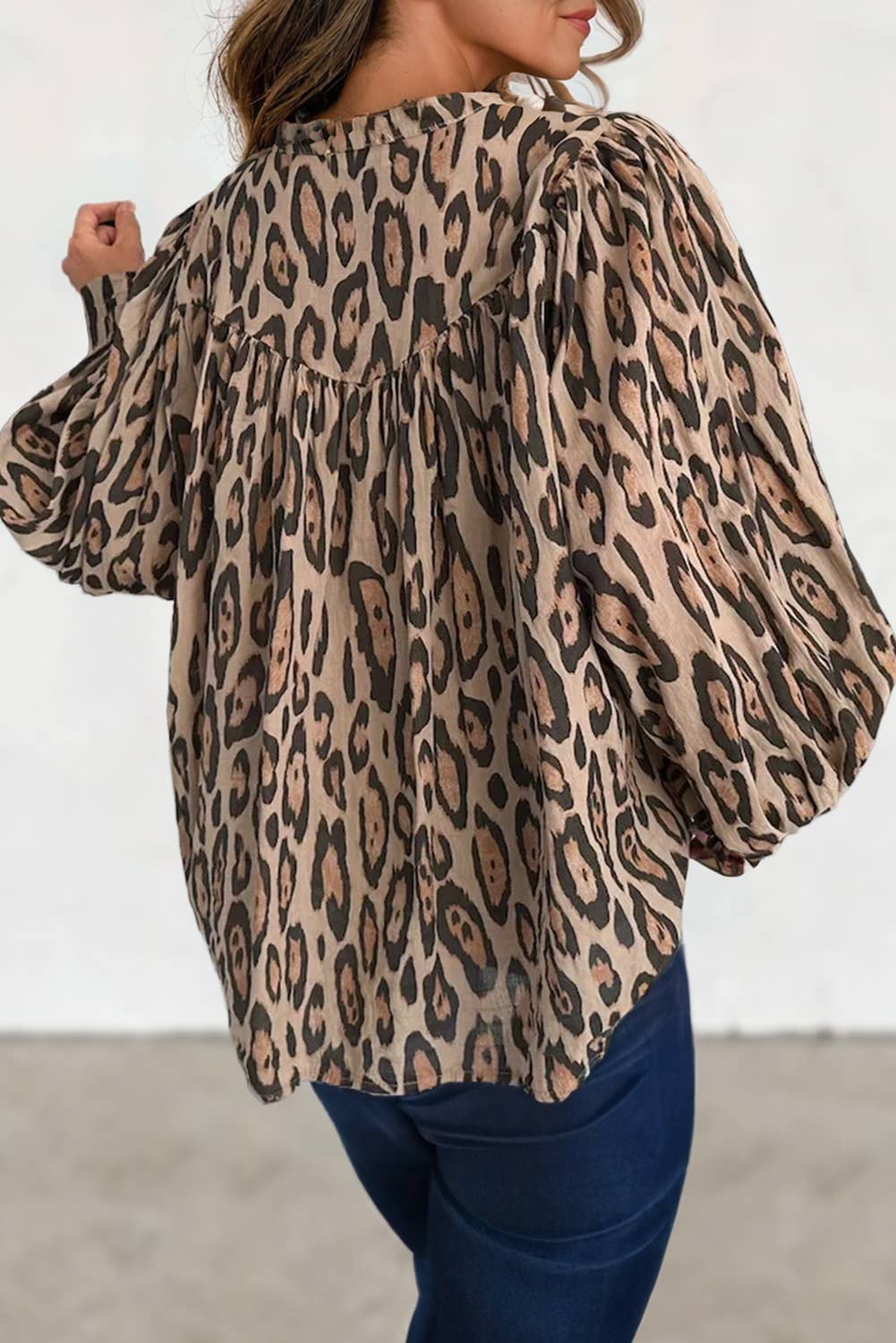 Wild Leopard Long Sleeve Shirt | S-XL