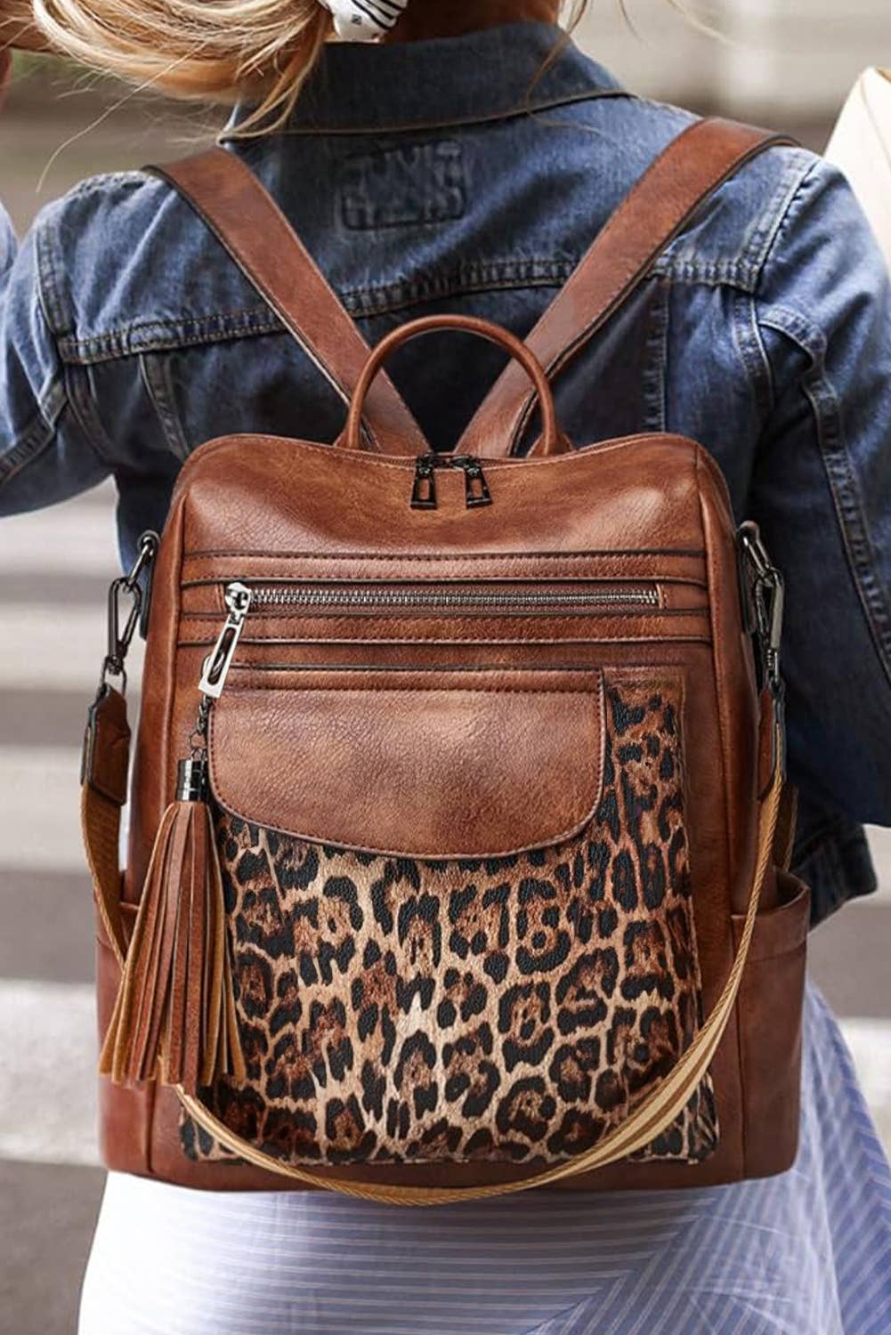 Leopard Backpack